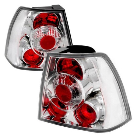 Overtime Altezza Tail Light for 99 to 04 Volkswagen Jetta- Chrome - 12 x 16 x 18 in. OV3763477